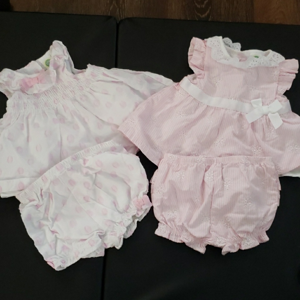 Lot of Two Little Me Bloomers Outfits